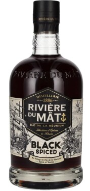 Riviere du Mat Black Spiced Rum 35% 0,7L (holá lahev)