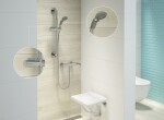 DEANTE - Vital stainless nerez - Sprchový set, 3funkční - 2v1 NIV_051K