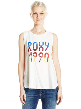 Roxy AZTEC FOLIES 90 MARSHMELLOW dámské tričko krátkým rukávem