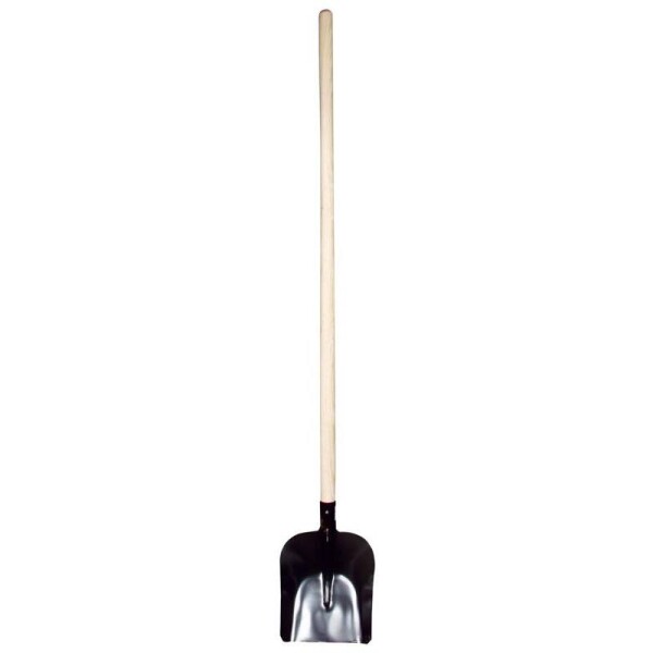 Lopata standard, s násadou, černá