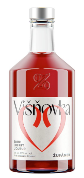 Žufánek Višňovka 20% 0,5 l (holá lahev)