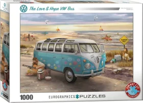 EUROGRAPHICS Puzzle VW Bus - Láska a naděje