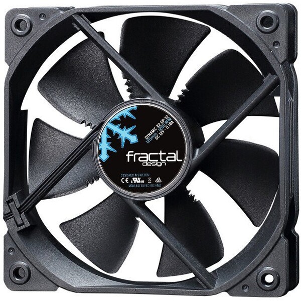 Fractal Design 120mm Dynamic X2 GP černá / Univerzální ventilátor / 19.4 dB (FD-FAN-DYN-X2-GP12-BK)