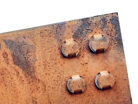 Cortenový obrubník s trny – Steel Border Corten S 1,5/100 - tloušťka 1,5 mm, výška 10 cm, délka 1 m