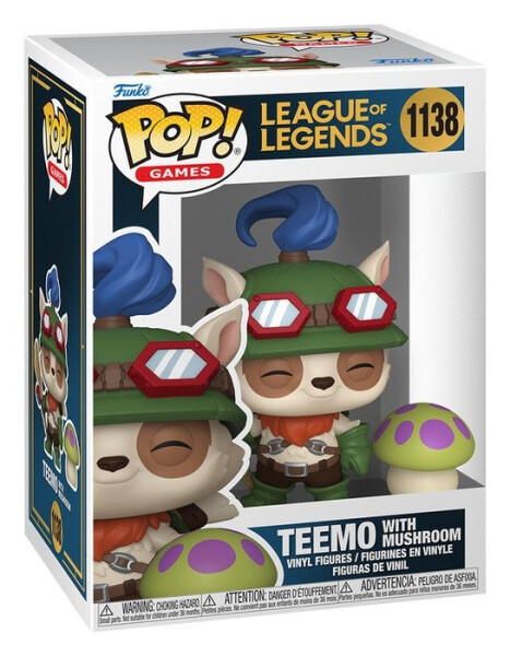Funko POP Games: League of Legends - Teemo with Mushroom #1138