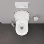 DURAVIT - D-Neo Závěsné WC, Rimless, HygieneGlaze, bílá 2587092000
