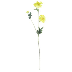 House Doctor Umělá květina Gerbera Yellow 70 cm, žlutá barva, plast