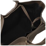 Trendy dámská kožená kabelka na rameno Ruth, taupe