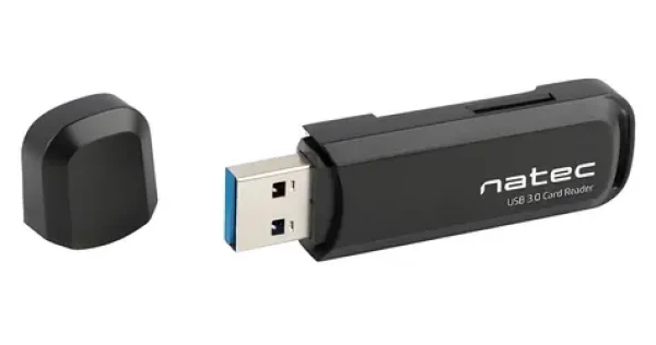 Natec Scarab 2 černá / Čtečka paměťových karet / USB-A / USB 3.2 Gen 1 / SD, microSD (NCZ-1874)