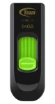 Team Group C145 64GB černo-zelený / Flash disk / USB-A 3.2 Gen 1 / čtení až 100 MB/s (TC145364GG01)