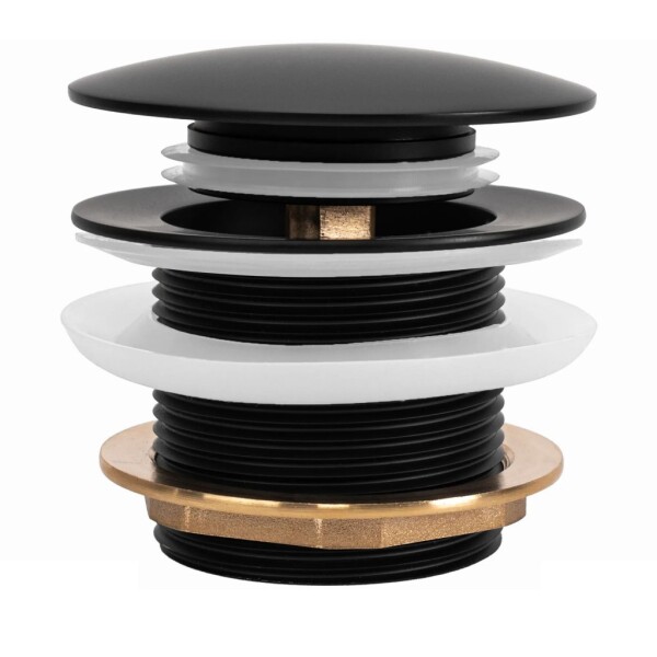 REA - Univerzální vanová výpusť Click-clack - Black REA-W2014