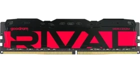 GOODRAM RIVAL Radiant Red / Operační paměť / 8 GB / DDR4 / 3200 MHz / CL16 / DIMM / 1,2 V (GGRRD4-32L16SA/8G)