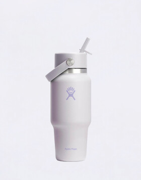 Hydro Flask Wide Mouth Travel Bottle with Flex Straw Cap (710 ml) Cloud Pink