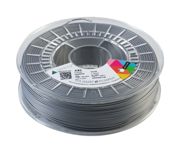 ABS filament stříbrný 2,85 mm Smartfil 750g