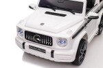 Mamido Dětské elektrické autíčko Mercedes Benz G63 cabrio EVA kola bílé