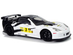 Mamido Sportovní auto na dálkové ovládání RC Corvette C6R 1:18 bílé