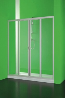 HOPA - Sprchové dveře MAESTRO CENTRALE - BARVA rámu - Bílá, Rozměr A - 150 cm, Rozměr C - 185 cm, Směr zavírání - Univerzální Levé / Pravé, Výplň - Polystyrol 2,2 mm (acrilico) BSMAC15P