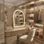 REA - Zrcadlo LED GLAM L.Gold 40x45cm HOM-01807