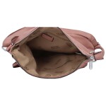 Trendová dámká koženková crossbody Larika, růžová