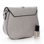 Stylová crossbody kabelka s třásněmi Federica, šedá