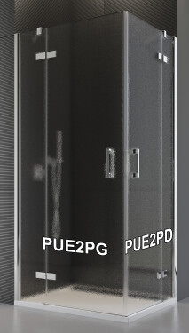 SanSwiss PUE2PG 075 10 22 Levý díl sprchového koutu 75 cm, chrom/durlux