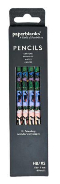 Lentulov’s Cityscapes / St. Petersburg / Pencil / 4 PACK