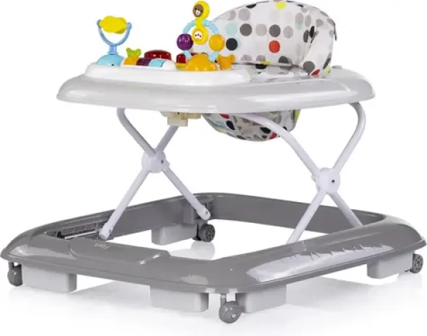 CHIPOLINO Chodítko interaktivní Baby Steps Grey (PRBS02503GY)