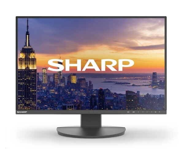 SHARP MT 24" MultiSync EA242W-BK, IPS TFT, 1920x1200, 300nit, 1000:1, 6ms, DP, DVI-D, HDMI, USB, Repro, Černý EDF_416789