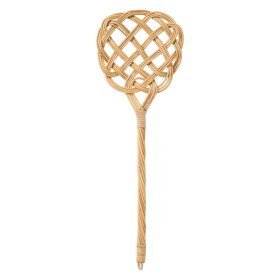 Ib Laursen Ratanový klepač na koberce Natural Light, přírodní barva, proutí