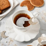 TEA HERITAGE Čaj citronová verbena Moon 5 ks, zlatá barva, textil