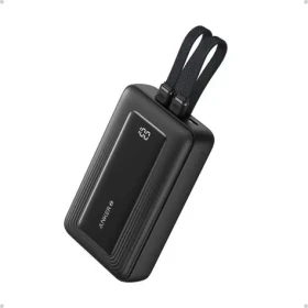 Anker 10000mAh Powerbanka černá / 30W / s kabelem USB-C + Lightning / 1x USB-C 1x USB-A (A1680G11)