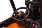 Mamido Dětský elektrický vysokozdvižný vozík JCB žlutý