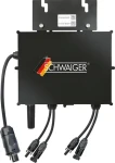 Schwaiger NEP 800/600W černá / Mikroměnič pro fotovoltaiku / 800 W / IP67 (SOWR0806)