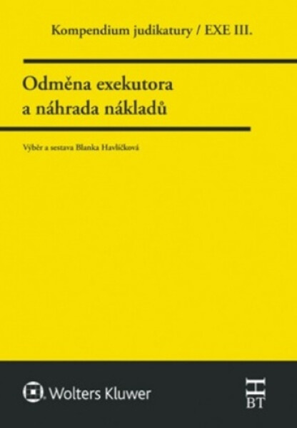Odměna exekutora náhrada nákladů