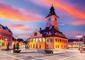 ENJOY Puzzle Radniční náměstí, Brašov, Rumunsko