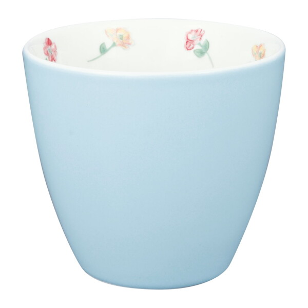 GREEN GATE Latte cup Pale Blue Lianca 300 ml, modrá barva, porcelán 300ml