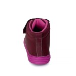 Dívčí celoroční barefoot boty Bugga KAMA Burgundy B00200-07 - 29