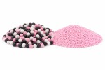 Cukrové perly SweetArt Minnie mix 5 mm a máček růžový (120 g)