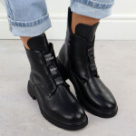 Dámská kotníková zateplená obuv W MR2501-4 JEZ454A Černá - Jezzi černá 38