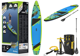 Mamido Nafukovací paddleboard s příslušenstvím Bestway 65373 Aqua Excursion 381 cm