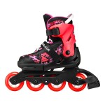 Kolečkové brusle Rollerblade MICROBLADE SL Black/Coral Velikost EUR: 36.5-40.5