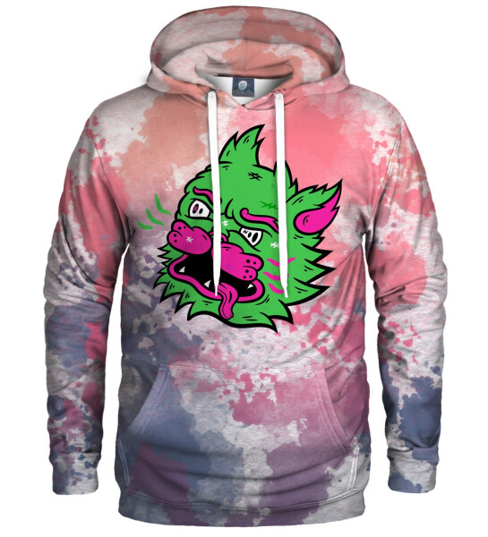 Aloha From Deer Bizarre Tie Dye Hoodie H-K AFD582 Pink