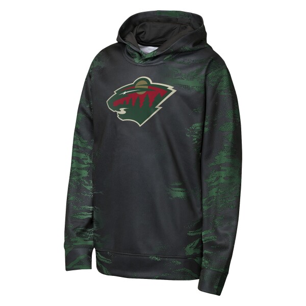 Outerstuff Dětská mikina Minnesota Wild NHL Team Dynamics Pullover Sublimated Velikost: Dětské S (122 – 134)