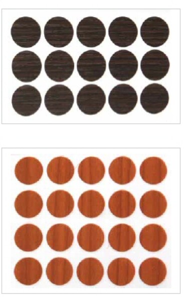 Italiana Ferramenta krytka nalepovací dub tm. velikost: 13mm (283197)