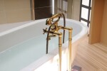 SAPHO - ANTEA nástěnná vanová baterie kompletní, bronz 3016