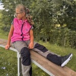 Vesta dívčí chlupatá se stojáčkem, Pidilidi, PD1140-03, růžová - 104 | 4let