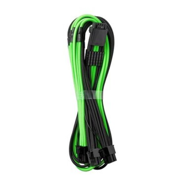 CableMod PRO ModMesh RT-Series Kabel 8-pin PCIE Trojtý pro ASUS Seasonic 60cm / černo-zelená (CM-PRTS-16P3-N60KKLG-5PK-R)