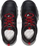 Dětské celoroční boty Keen WANDURO LOW WP YOUTH black/ribbon red Velikost: