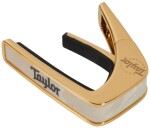 Thalia Taylor White Pearl Black Logo Gold