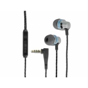 Delock 27183 špuntová sluchátka (In Ear) kabelová šedá mobil